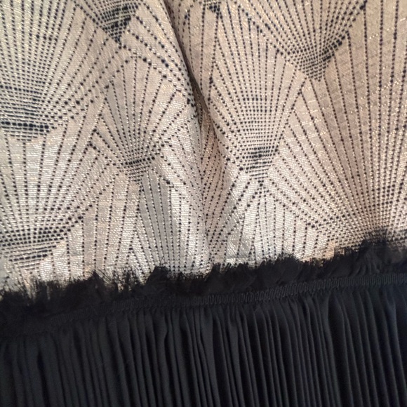 Nomad by Morgan Carper Black and Rose Gold Women's Cocktail Midi Dress - Picture 3 of 7